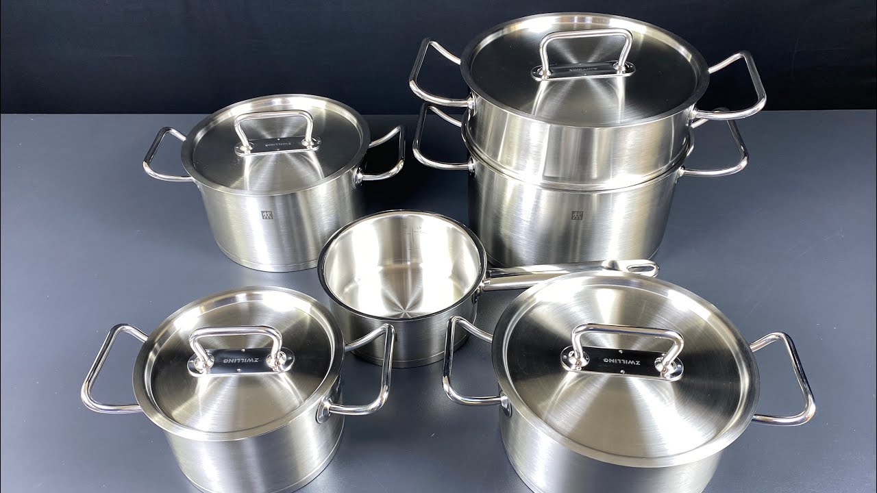 Bộ nồi Zwilling pro set 6 kèm xửng hấp| NHÀ BẾP 89