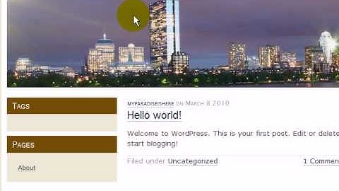 Header Image - Customize the Header Image.avi