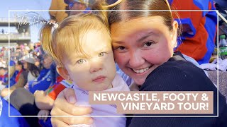 Newcastle, Footy \& Vineyard Tour | Episode 56