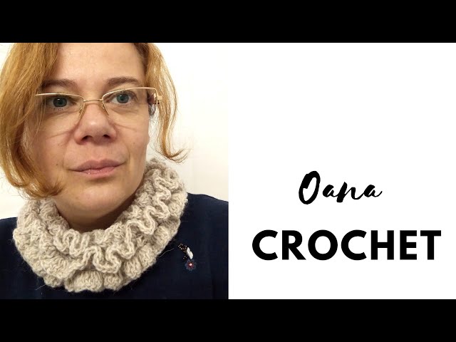 Ruffle Neck warmer crochet by Oana