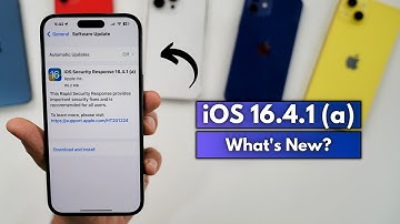 iOS Security Response 16.4.1 (a) Released | What