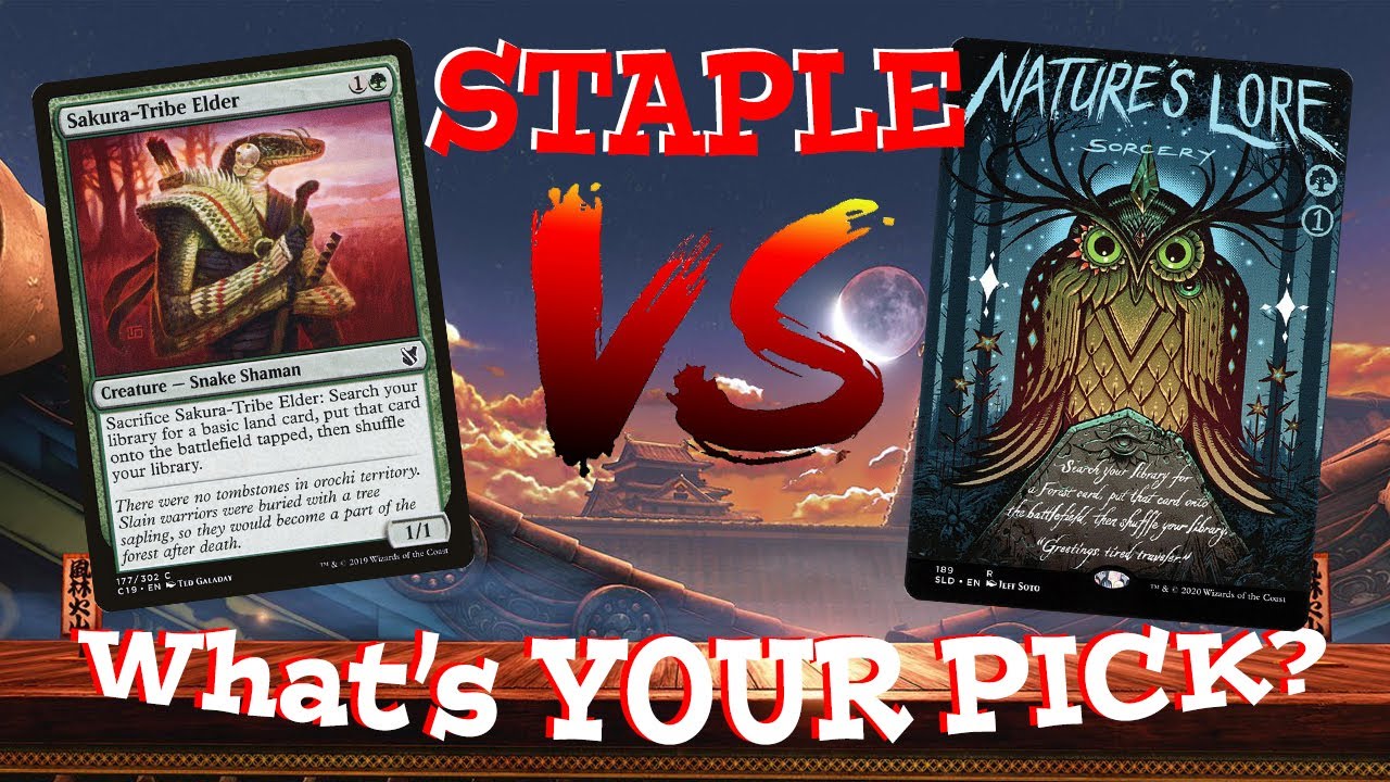 Staple Vs! Sakura Tribe Elder Vs Nature's Lore Staple Vs! Sakura Tribe Elder Vs Nature's Lore