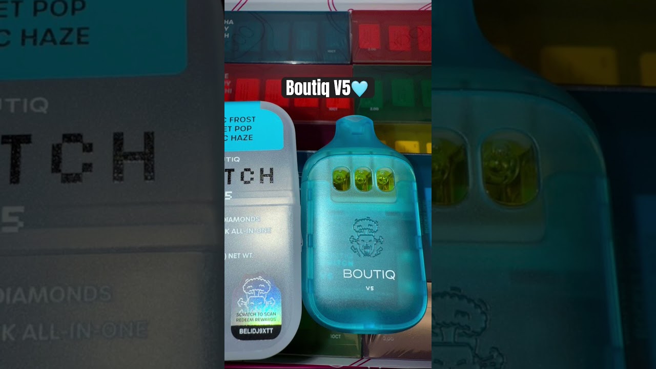 Boutiq Switch V5 disposable vape unboxing & review