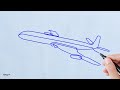 Как нарисовать... самолёт и яхточку. Рисуем одной линией. Line_art.