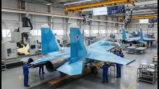 Inside the Factory: Su-27 Flanker Vertical Stabilizer & Rudder Control Surface Assembly