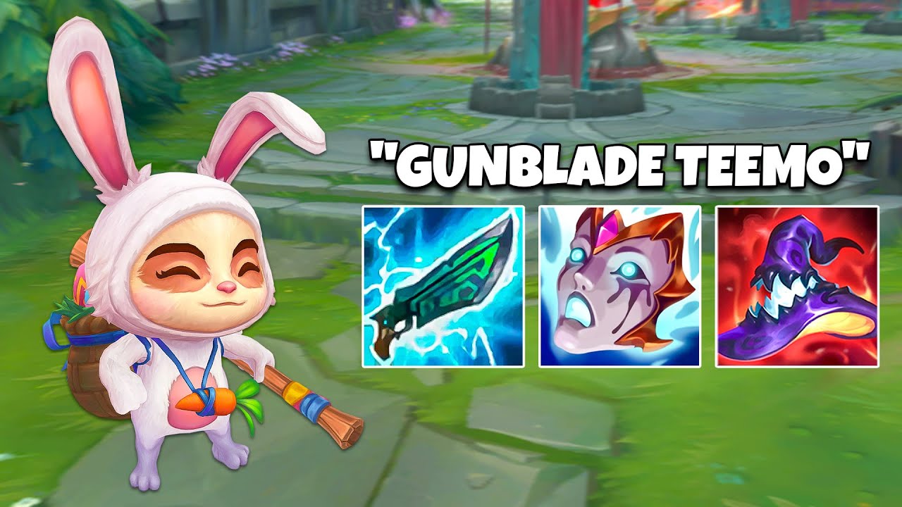 MY NEW FAVOURITE TEEMO ITEM (GUNBLADE)