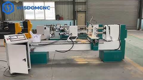 WS-L1516 Length 2500mm Double Axis Four Blades CNC Wood Lathe