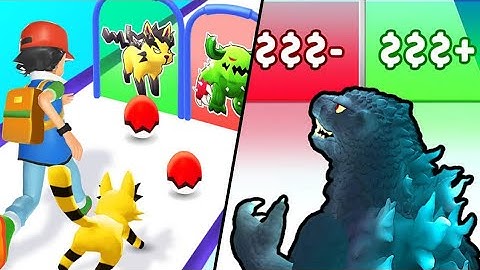 Monster Squad Rush | Kaiju Run / All Level Gameplay: Android,iOS