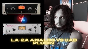 LA 2A Compressor Comparison - plugin vs hardware