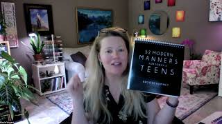 52 Modern Manners for Teens review #teengift #conversationstarters