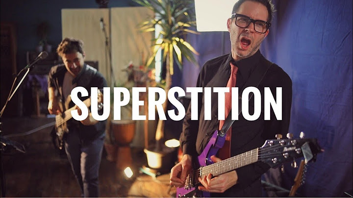 Superstition Cover version - Cover performance video thumbnail