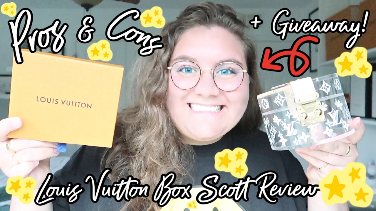 LOUIS VUITTON SCOTT BOX 1 YEAR REVIEW + WHAT FITS INSIDE, IS IT WORTH YOUR  MONEY?!