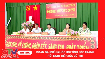 STV - Đoàn ĐBQH tỉnh Sóc Trăng tiếp xúc cử tri xã Hưng Phú và xã Hậu Thạnh