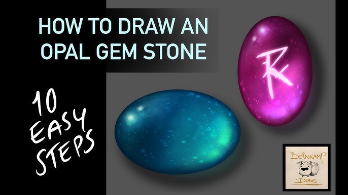 How to Paint Gems and Crystals + Caustic Effects by DanKendi on
