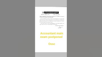 ossc accountants exam postponed