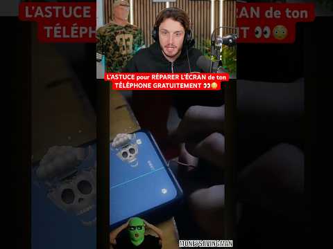 L’ASTUCE pour RÉPARER L’ÉCRAN de ton TÉLÉPHONE GRATUITEMENT 👀😳 thumbnail