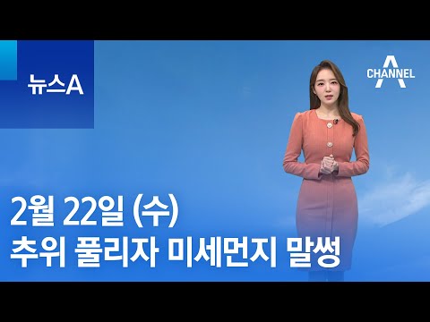 [날씨]추위 풀리자 미세먼지 말썽…밤사이 남부 비 살짝 | 뉴스A