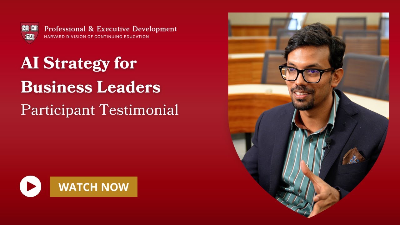AI Strategy for Business Leaders: Participant Testimonial - YouTube