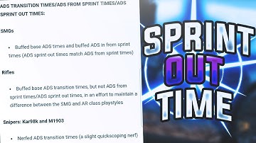 SPRINT OUT TIME CHANGES! QUICKSCOPING NERF! - Call Of Duty WW2 ADS TIME AND WEAPON TUNING UPDATE