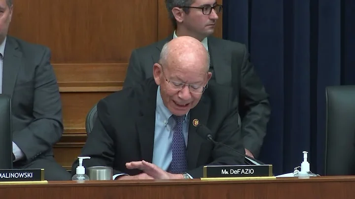 Chair DeFazio's Opening Statement for Hearing on "...