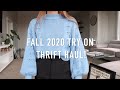 FALL TRY ON THRIFT HAUL!