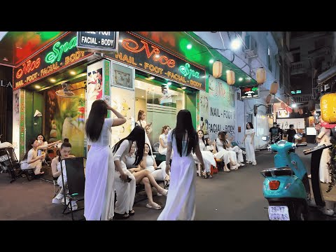 🔥Vietnam Little Japan Nightlife🔥 Ho Chi Minh Tour 4K - June 2024