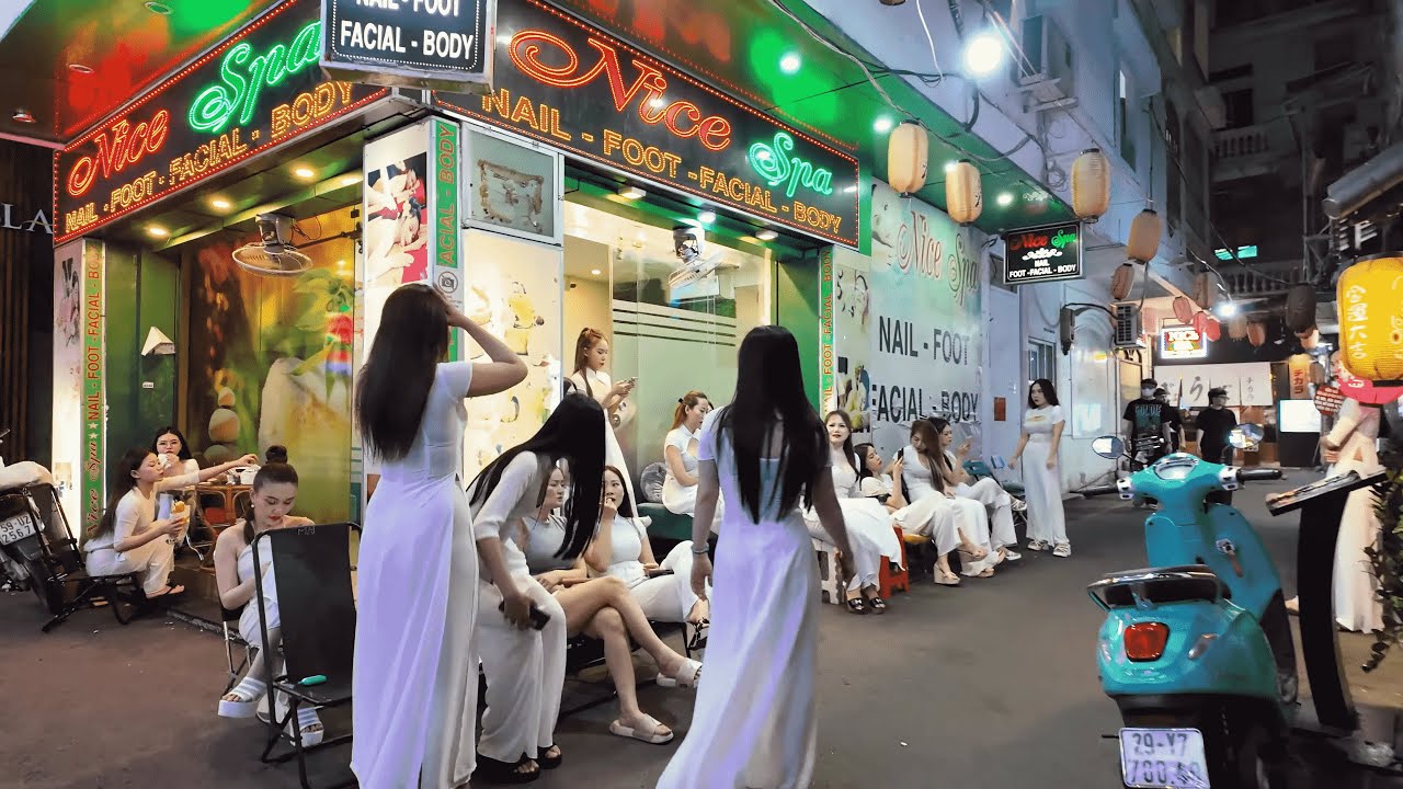 🔥Vietnam Little Japan Nightlife🔥 Ho Chi Minh Tour 4K - June 2024