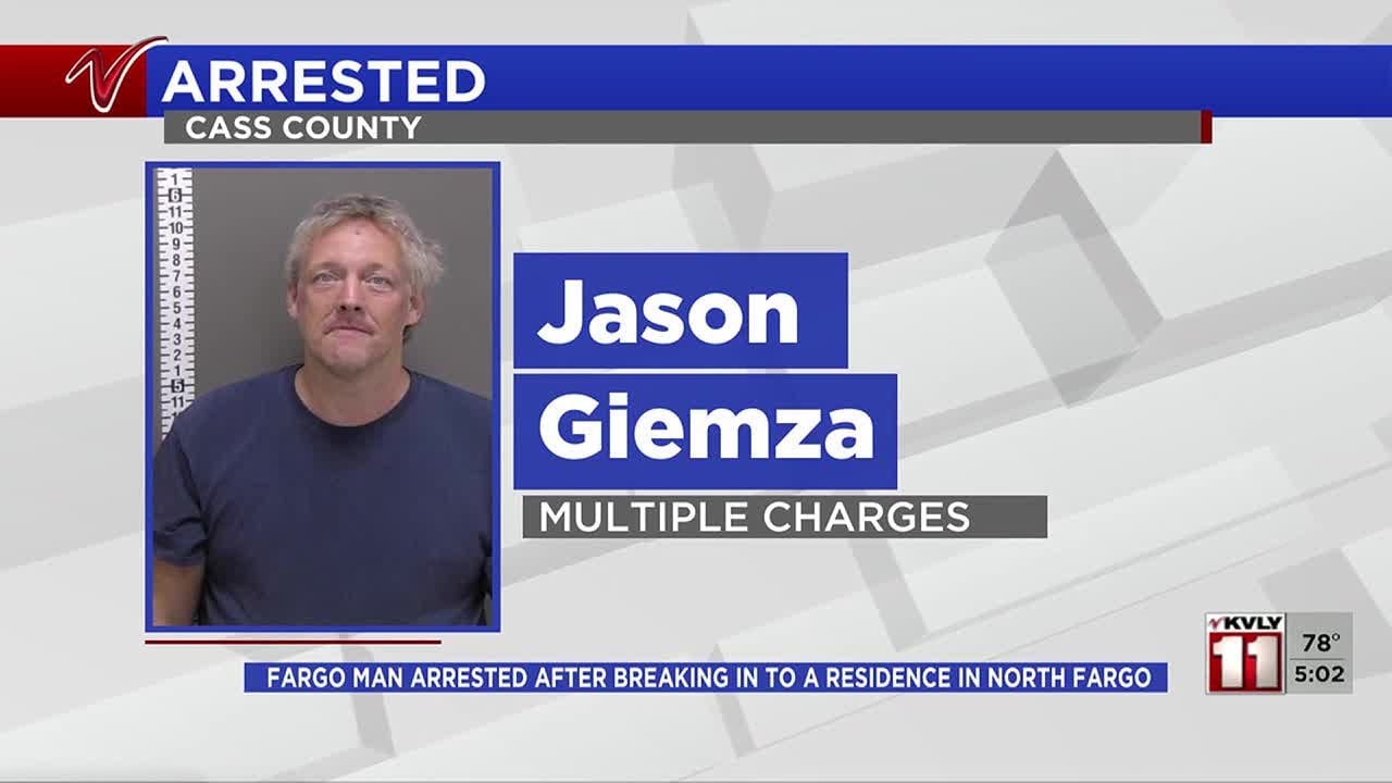 Fargo man arrested after breaking into North Fargo home - YouTube
