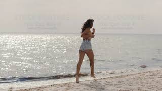 Happy Girl Running During Beach Summer Vacation screenshot 3