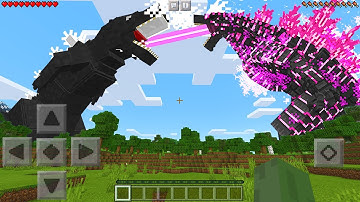 I Found EVOLVED GODZILLA vs GODZILLA 1954 in Minecraft Pocket Edition...