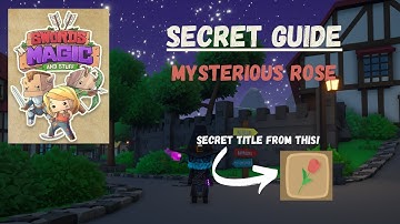 Spirit Soother Title and Mysterious Rose Tutorial in Swords 