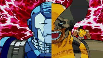 Marvel vs. Capcom - Wolverine, War Machine vs. Ryu, Strider Hiryu