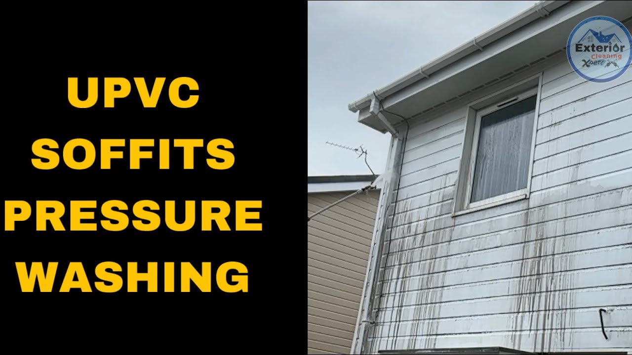 UPVC Soffits PRESSURE WASHING in Leicester Restoring filthy House
