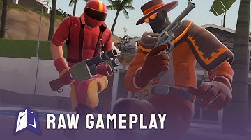 Open Fortress: Duel Gameplay on DUEL_Mulholland (August 14th, 2024)