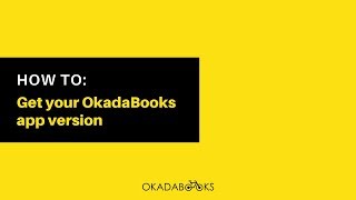 Where to find your OkadaBooks App Version screenshot 2