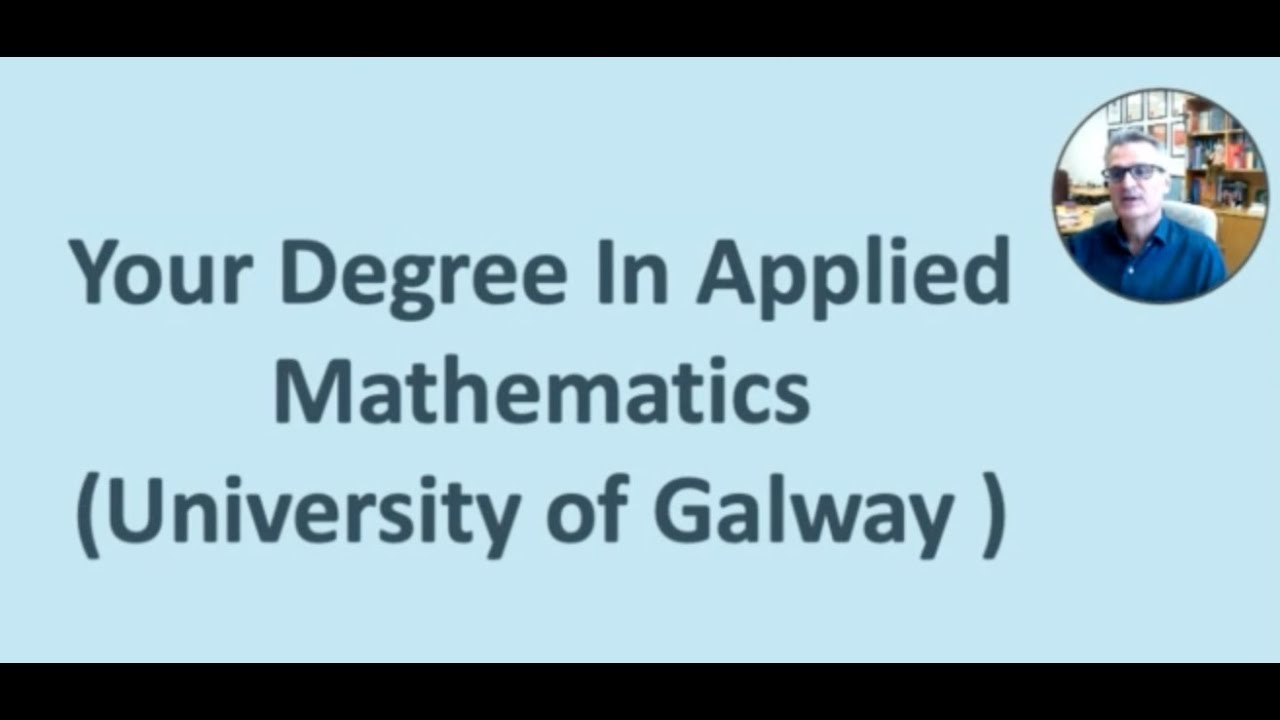 your applied maths degree 202223 YouTube