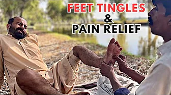 ASMR FOOT REFLEXOLOGY MASSAGE FOR TICKLE & STRESS RELIEF | ASMR FEET & LEG CARE MASSAGE FOR SLEEP