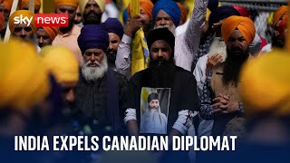 India expels Canadian diplomat amid escalating row over killing of Sikh leader