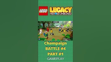 LEGO LEGACY HEROES UNBOXED  Champaign Battle #4 Part #1 Gameplay  Short