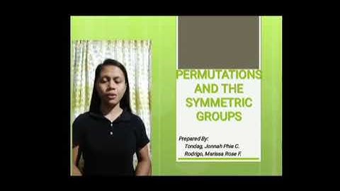 Permutations and Symmetric Groups