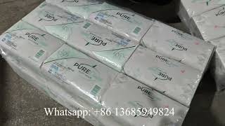 Fully automatic soft facial tissue 18 bags bundle packing machine screenshot 4