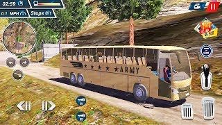Offroad Army Bus Simulator 2019 Game - #bus games - #Racing 3D Bus Driving Game screenshot 4