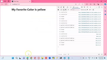 Lesson55 - Component Lifecycle - Constructor, Render,getDerivedStateFromProps - React 1000 Videos