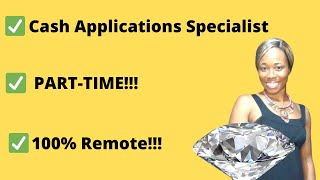 ~PART-TIME~ $19/HR~ Cash Applications Specialist!!!~