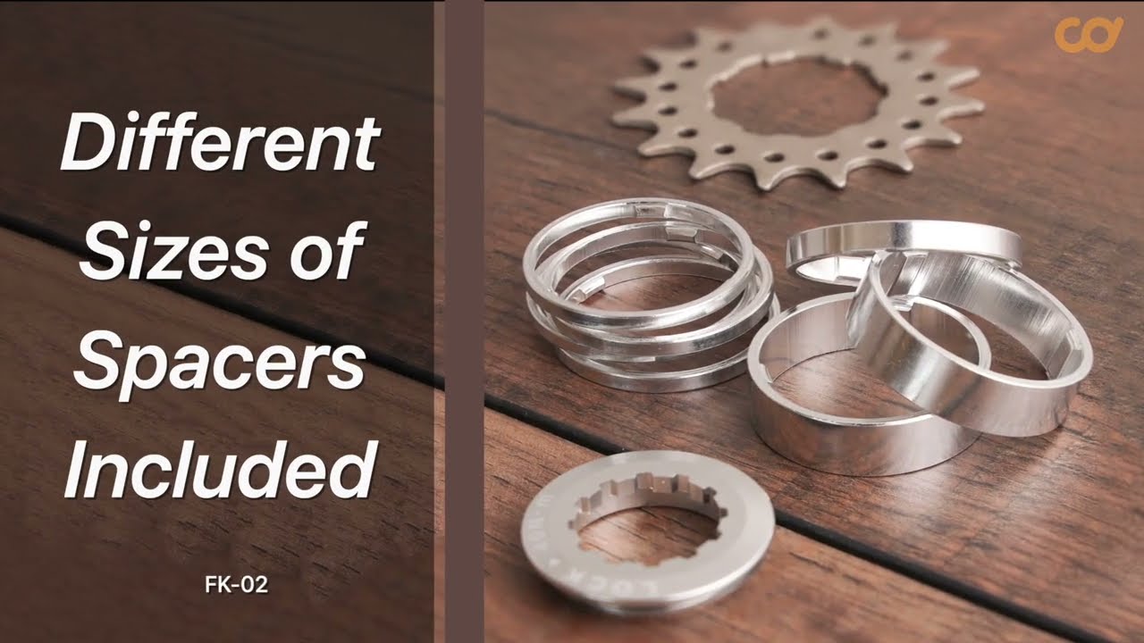 CyclingDeal Quality Single Speed Conversion Kit Fixie Bike Shimano Adaptor FK-02