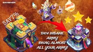 TH14 Fireball Rocket Loons Attack Strategy | with Recall Spell | Clash of Clans