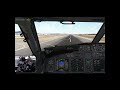 Landing Ibiza | B737-8 MSFS #pilotlife #cockpitviews #aviation #cockpit #msfs2020 #pmdg #landing