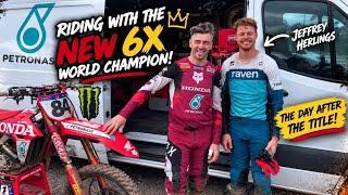 🏆 Riding With the NEW 6x World Champion! | Jeffrey Herlings