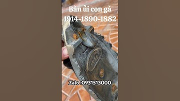 Bàn ủi con gà #đồcổcầnthơ #phongthuy #đồcổ #lưđồng #tượngđồng