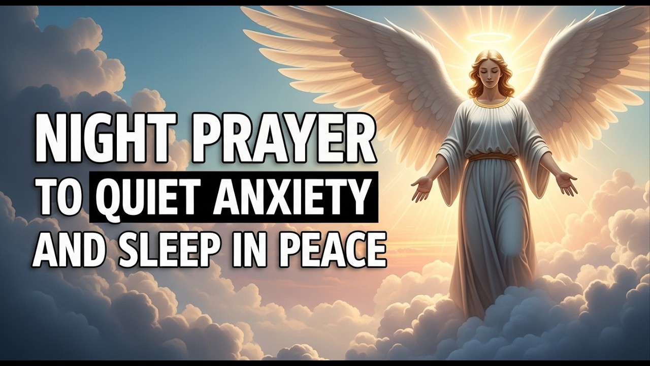Night Prayer To Quiet Anxiety And Sleep In Peace #Prayer #Sleep #Overthinking #Jesus